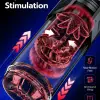 Sex toys penis pump with AI sync modes, waterproof stroker in sleek black finish